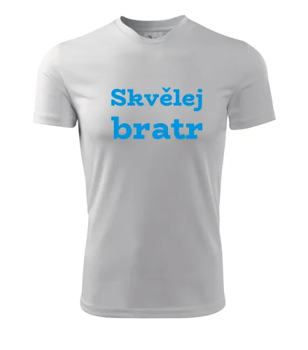 Bílé tričko Skvělej bratr