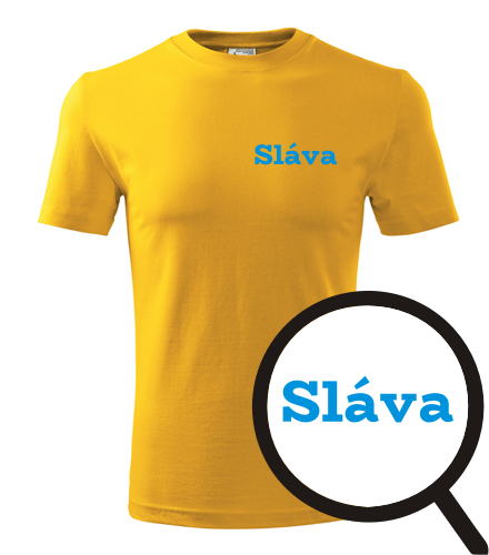 trička s potiskem Tričko Sláva - novinka