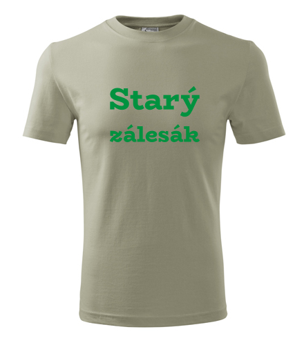 Khaki tričko Starý táborník