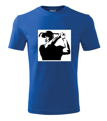 Modré tričko Tiger Woods 2