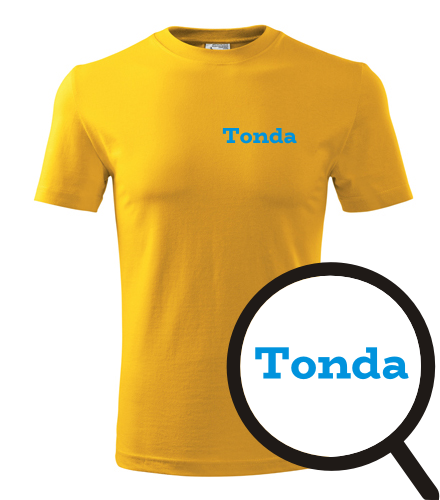 trička s potiskem Tričko Tonda - novinka