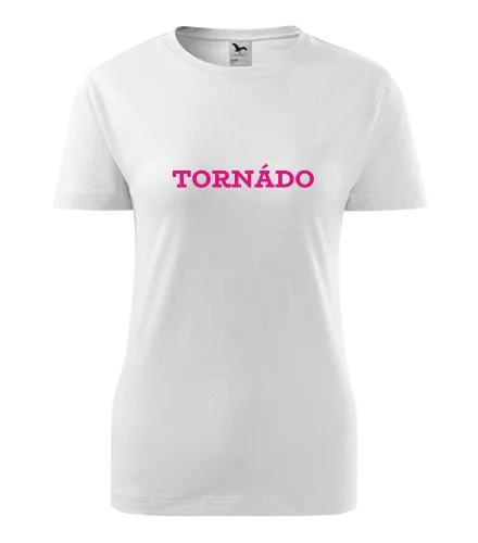 Bílé dámské tričko Tornádo