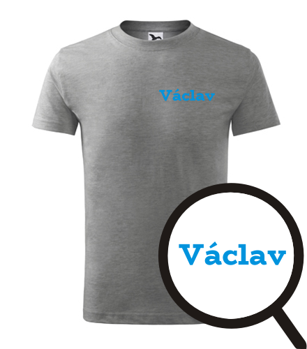 Šedé dětské tričko Václav