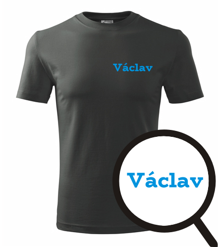 Grafitové tričko Václav