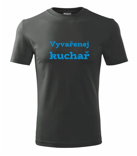 Grafitové tričko Vyvařenej kuchař