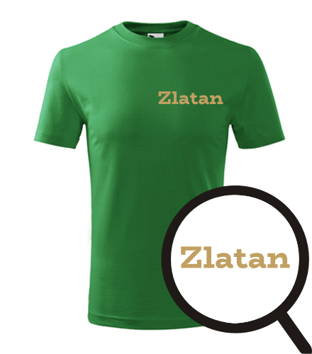 trička s potiskem Dětské tričko Zlatan - novinka