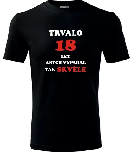Černé tričko trvalo 18 let