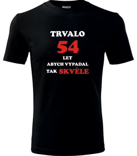 Černé tričko trvalo 54 let