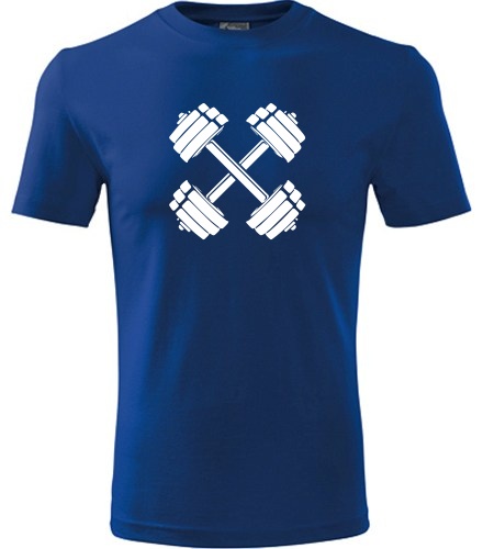 Modré tričko s činkami