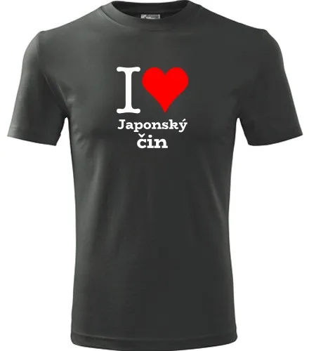 trička s potiskem Tričko I love Japonský čin - novinka