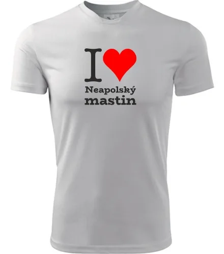 trička s potiskem Dětské tričko I love Neapolský mastin - novinka