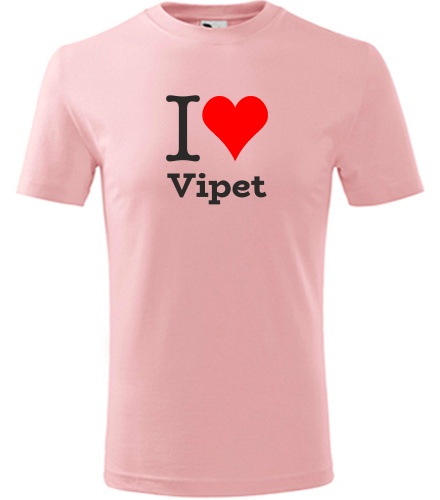 trička s potiskem Dětské tričko I love Vipet