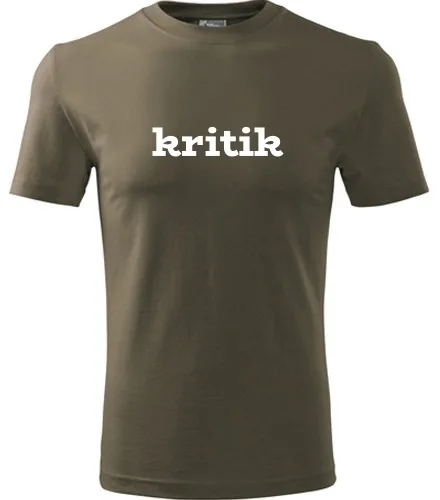 Army tričko Kritik