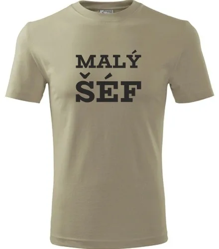 Khaki tričko Malý šéf