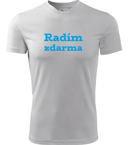 Bílé tričko Radím zdarma