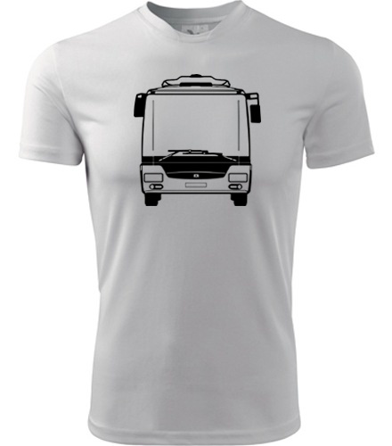 Bílé tričko s autobusem SOR NB12