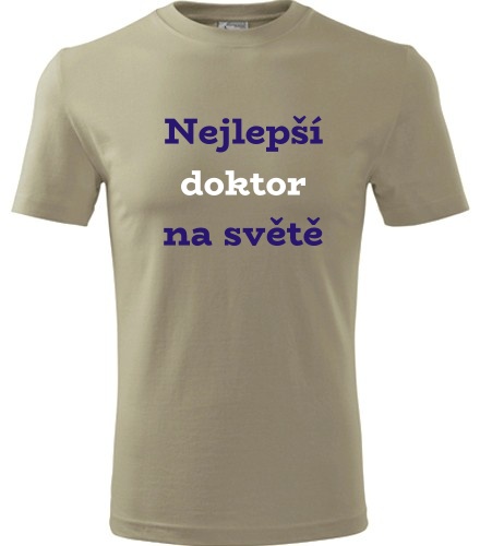 Khaki tričko nejlepší doktor na světě