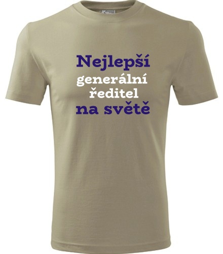 Khaki tričko nejlepší generální ředitel na světě