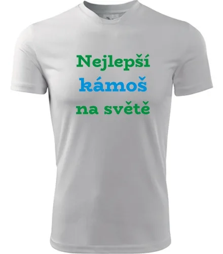 Bílé tričko nejlepší kámoš na světě
