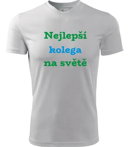 Bílé tričko nejlepší kolega na světě