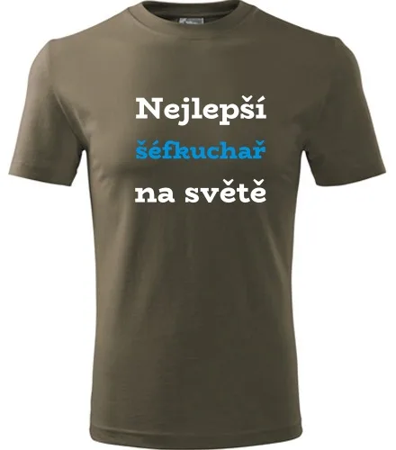 Army tričko nejlepší šéfkuchař na světě