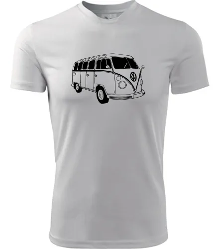 Bílé tričko s VW T1 2